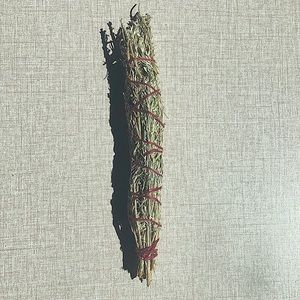 Colorado tall sage stick. Home grown, picked, and wrapped